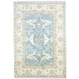 Traditional-Persian/Oriental Hand Knotted Wool Blue 6' x 9' Rug