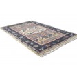 Traditional-Persian/Oriental Hand Knotted Wool Dark Grey 3' x 5' Rug