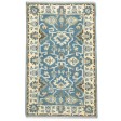 Traditional-Persian/Oriental Hand Knotted Wool Blue 3' x 5' Rug