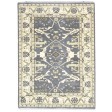 Traditional-Persian/Oriental Hand Knotted Wool Dark Grey 4' x 6' Rug