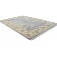 Traditional-Persian/Oriental Hand Knotted Wool Blue 4' x 6' Rug