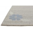 Modern Hand Tufted Wool / Silk (Silkette) Sage 5' x 8' Rug