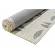 Modern Hand Tufted Wool / Silk (Silkette) Ivory 5' x 8' Rug