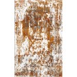 Nutmeg Brown / Athens Ivory Silken Modern 4x6 Rug