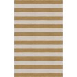 Handmade Silver Camel HSAE12DB05 Stripe Rugs 6'X9'