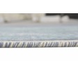 Modern Handloom Silk Blue 5' x 6' Rug