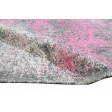 Modern Handloom Silk Pink 4' x 6' Rug