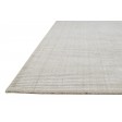 Modern Hand Woven Wool / Silk (Silkette) Sand 4' x 6' Rug