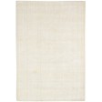 Modern Hand Woven Wool / Silk (Silkette) Sand 4' x 6' Rug