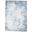 Modern Hand Woven Silk (Silkette) Blue 5' x 6' Rug