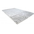 Modern Hand Woven Silk (Silkette) Grey 5' x 8' Rug