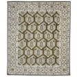 Traditional-Persian/Oriental Hand Knotted Wool Green 8' x 10' Rug