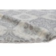 Modern Hand Knotted Wool Grey 8' x 9' Rug