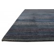 Modern Hand Knotted Wool Charcoal 6' x 10' Rug