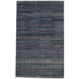 Modern Hand Knotted Wool Charcoal 6' x 10' Rug