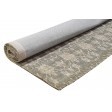 Modern Jacquard Loom Wool / Silk (Silkette) Dark Grey 5' x 7' Rug