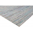 Modern Jacquard Loom Wool / Silk (Silkette) Grey 5' x 8' Rug