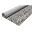 Modern Jacquard Loom Wool / Silk (Silkette) Dark Grey 5' x 7' Rug