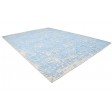 Modern Hand Woven Wool Blue 5' x 7' Rug