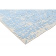 Modern Hand Woven Wool Blue 5' x 7' Rug