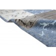 Modern Hand Woven Wool / Silk (Silkette) Blue 6' x 8' Rug