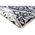 Traditional-Persian/Oriental Hand Knotted Wool / Silk Black 5' x 8' Rug