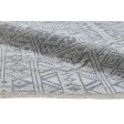 Modern Hand Knotted Wool Silk Blend Grey 6' x 9' Rug