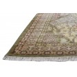 Traditional-Persian/Oriental Hand Knotted Wool / Silk Beige 5' x 8' Rug