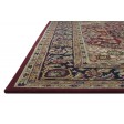 Traditional-Persian/Oriental Hand Tufted Wool Red 7' x 9' Rug