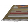 Traditional-Persian/Oriental Dhurrie Wool Brown 4' x 6' Rug