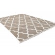 Modern Dhurrie Wool Beige 4' x 6' Rug