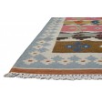 Traditional-Persian/Oriental Dhurrie Wool Multi Color 5' x 7' Rug