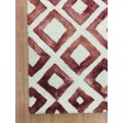 Handmade Wool Modern Ivory/ Wine Red 5x8 lt1005 Area Rug