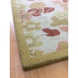 Handmade Wool Floral Ivory/ Green 5x8 lt1059 Area Rug