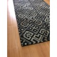 Handmade Wool/ Viscose Modern Black/ Gray 5x8 lt1071 Area Rug