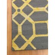 Handmade Wool Modern Gray Gold 5x8 lt1079 Area Rug