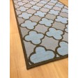 Handmade Wool Modern L.Blue/ Gray 5x8 lt1179 Area Rug