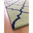 Handmade Wool Modern Green/ Blue 5x8 lt1230 Area Rug