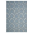 Handmade Wool Modern L.Blue/ Ivory 5x8 lt1301 Area Rug