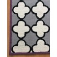 Handmade Wool Modern Gray/ Ivory/ Pink 5x8 lt1348 Area Rug