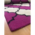 Handmade Wool Modern Brown/ Pink 5x8 lt1376 Area Rug