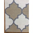 Handmade Wool Modern Ivory/ Rust 5x8 lt1387 Area Rug