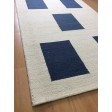 Handmade Wool Modern Ivory/ Blue 5x8 lt1418 Area Rug