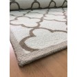 Handmade Wool Modern Ivory/ Brown 5x8 lt1428 Area Rug