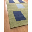 Handmade Wool Modern Green/ Blue 5x8 lt1458 Area Rug