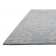 Modern Hand Tufted Wool Blue 5' x 8' Rug