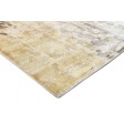 Modern Handloom Silk Gold 5' x 6' Rug