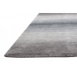 Modern Handloom Wool Silk Blend Grey 4' x 6' Rug