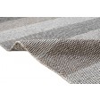 Modern Dhurrie Wool Grey 5' x 7' Rug