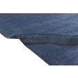 Modern Handloom Wool / Silk (Silkette) Black 5' x 7' Rug